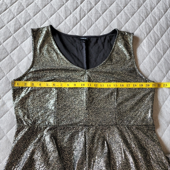 Torrid Foiled Textured Skater Dress Size 2 - Picture 10 of 11